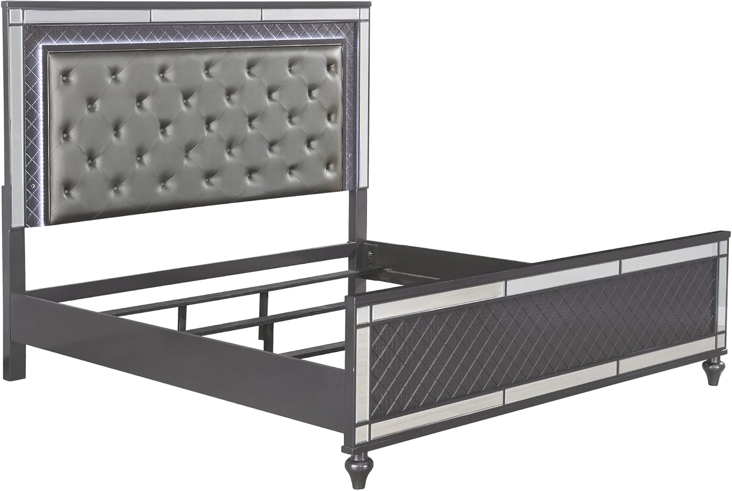 MASARA Refino 4-Piece Bedroom Set King Bed+(2) Nightstands