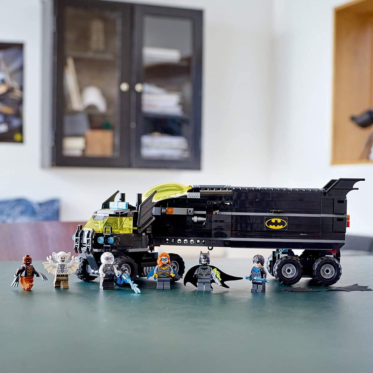 LEGO DC Mobile Bat Base 76160 Batman Building Toy, Gotham City Batcave Playset and Action Minifigures, Great 'Build Your Own Truck' Batman Gift for Kids Aged 6 and up (743 Pieces)