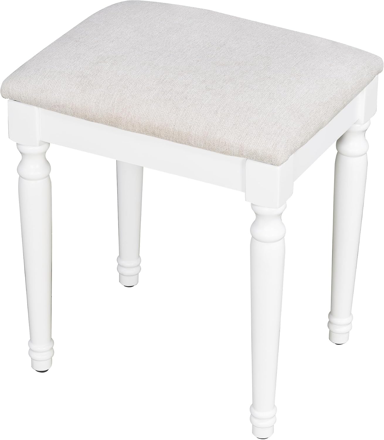 JIJIWANG 44.37' Makeup Vanity Desk with 13 Hollywood Bulbs and 3 Lighting Modes, Dressing Table with Tri-Fold Mirror, Large Vanity Table with 5 Drawers and Shelves and 2 Cabinets for Bedroom, White