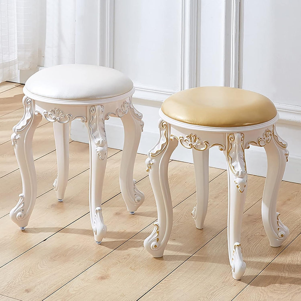 BTZHY Vanity Chair,Vanity Stool, Makeup Bench Dressing Stools, Thick Padded Cushioned Chair, Piano Seat for Bathroom Bedroom Large Vanity Benches,F