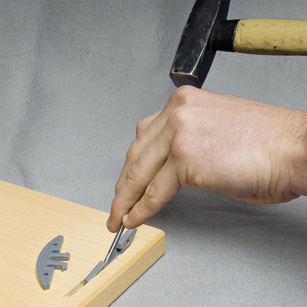 KNAPP Fast Biscuit Connector - Quick & Secure Wood Joiner for Effortless, Invisible Joints - Self-Tightening & Durable - 250 Pairs