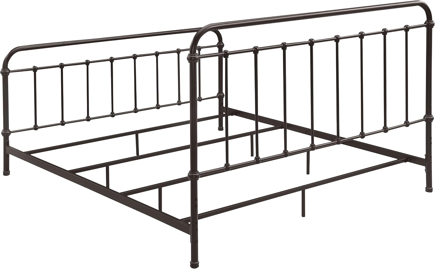 Coaster Home Furnishings Livingston Transitional Wood Eastern King Size Open Frame Bed Frame 52-inch Headboard Dark Bronze 300399KE