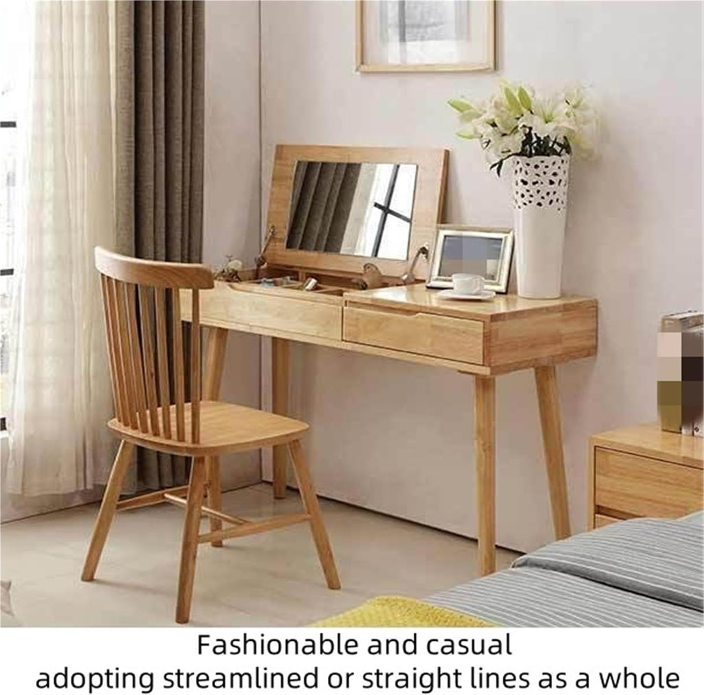 Dressing Table with Large Drawer Stylish Corner Vanity Desk with Mirror Flip up Modern Dressing Table with Jewelry Storage Cabinet for Bedroom Writing Desk,for Bedroom