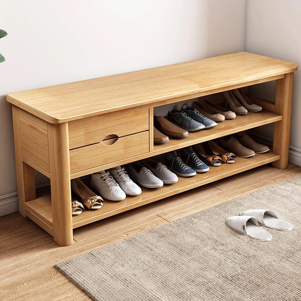 Stylish Shoe Rack Bench with Storage Drawer Versatile Entryway Stool for Living Room Porch Corner Corridor Perfect for nizing Shoes and Enhancing Home Decor