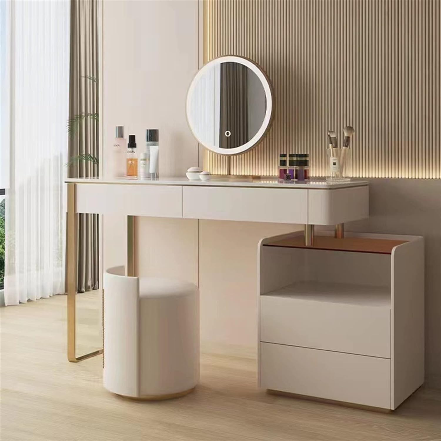 Vanity Benches Dressing Table Modern Dressing Table Storage Table Bedroom Furniture Corner Dressing Table