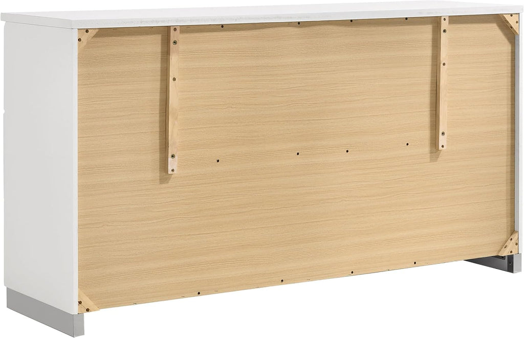 GOWE Fillmore White 4-Piece Eastern King Bedroom Set