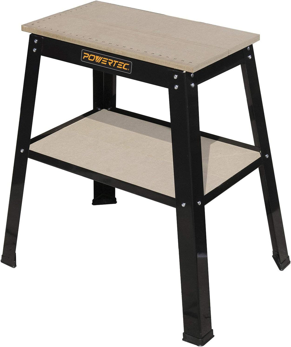 BORA Universal Mobile Base PM-1050 and POWERTEC UT1002 Multipurpose Tool Stand with 14' x 25' Split MDF Top