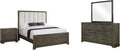 Coaster Home Furnishings Gran Park 4-Piece Eastern King Bedroom Set Dark Cocoa 224930KE-S4