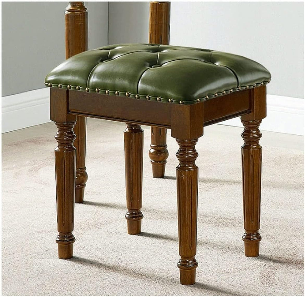 BTZHY Vanity Chair,Leather Vanity Benches Footstools, Piano Stool, Makeup Seat, Garden Stools, Dressing Stools, Living Room and Bedroom Desk Stools