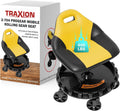 Traxion 400lb Capacity 2-704 Yellow Progear Mobile Rolling Gear Seat