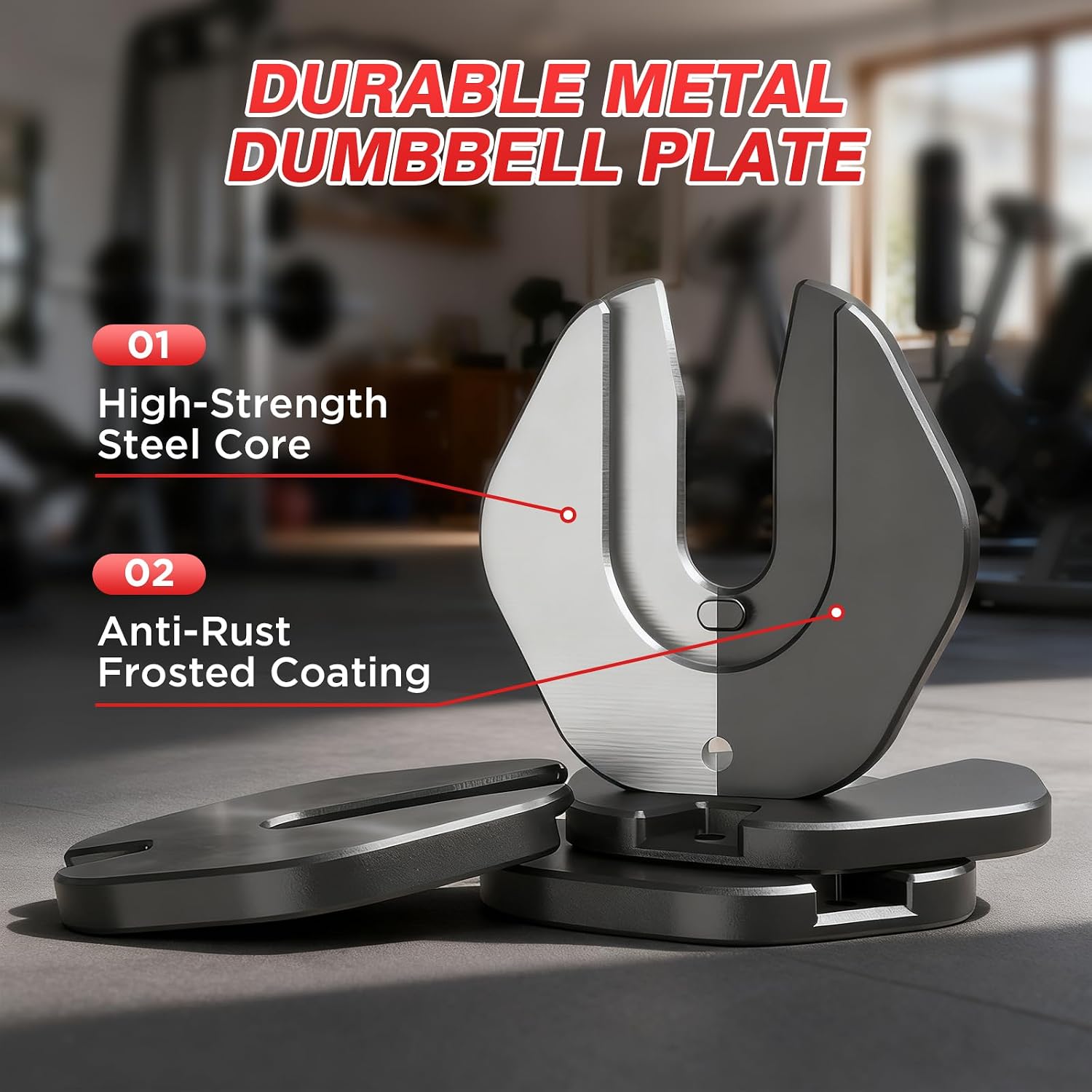 Adjustable Dumbbells Set, 10 in 1/15 in 1 Free Adjustable Weights Dumbbells Set, 25/55/52.5lbs Weights Set with Anti-Slip Handle, Fast Adjust Equipment Compact for Home Gym Strength Training