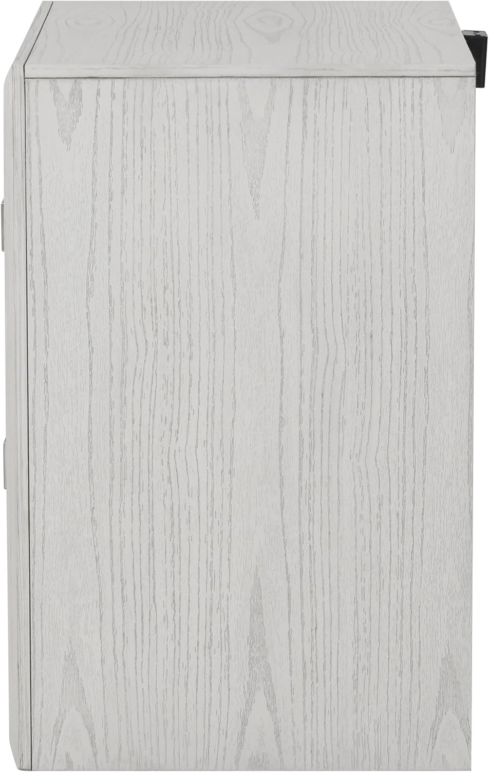 Furniture of America Babsi Modern Wood 3-Piece Bedroom Set with Greek Key Pull, USB Chargers on Nightstand, Felt-Lined Top & Cedarwood-Lined Bottom Drawers, Box Spring Needed, Queen, Rustic White