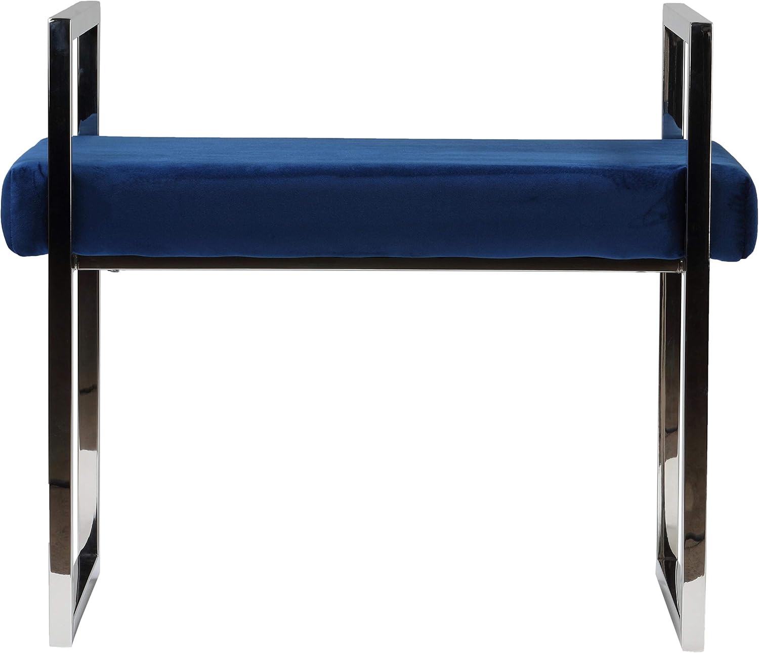 Cortesi Home Anna Bench Ottoman, 24', Blue
