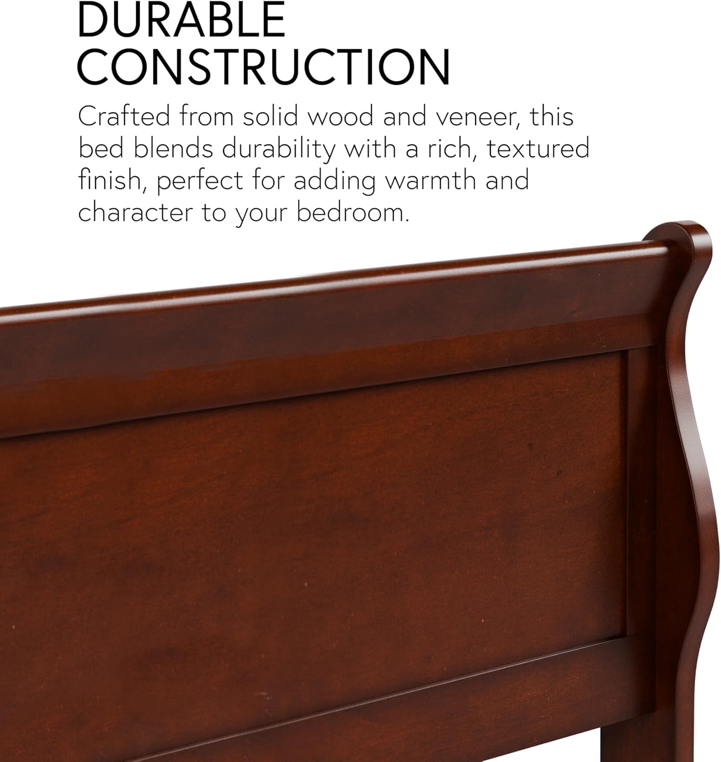Furniture of America Arabella Traditional Solid Wood 3 Piece Bedroom Set, King Bed Frame and Nightstands Set of 2, Chic Sleigh Design Bedframe with Headboard and Footboard, Box Spring Needed, White
