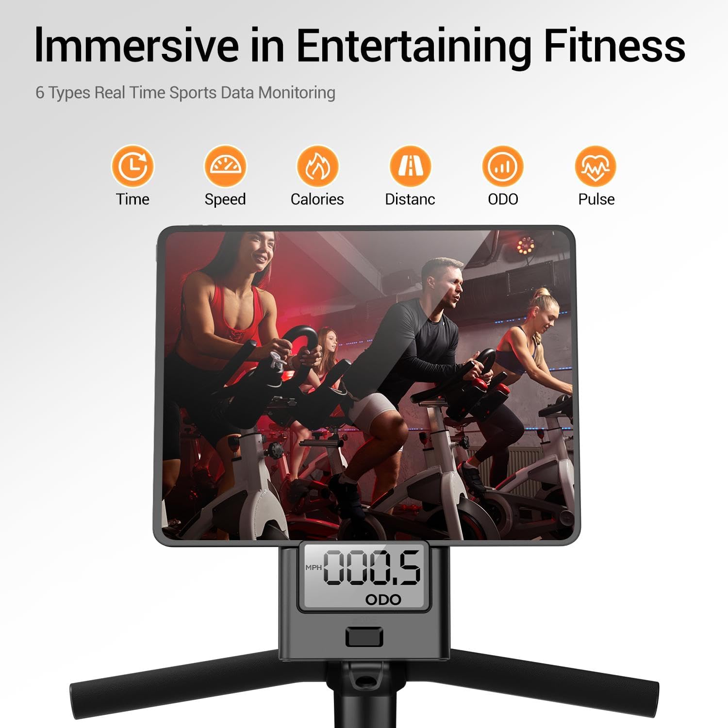 CURSOR FITNESS Recumbent Exercise Bike, Quiet Magnetic Staionary Bikes for Seniors & Adults, Recumbent Staionary Bike with 16-level Resistance & Adjustable Seat,Heart Rate Grips,350 LBS & LCD Monitor
