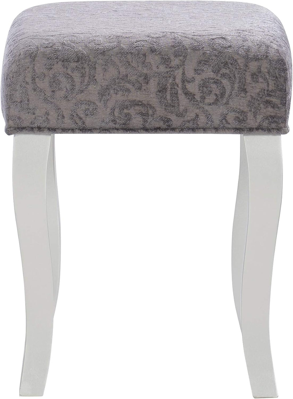 Linon Silver Harper Vanity Set, 32' W x 18' D x 46.75' H