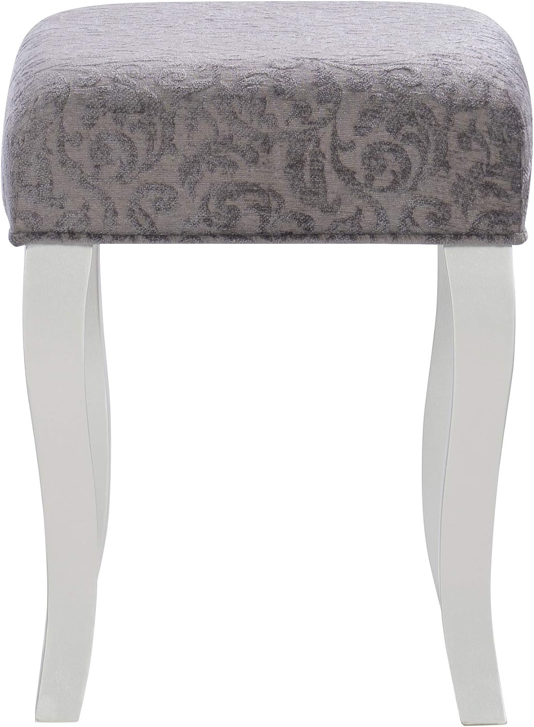 Linon Silver Harper Vanity Set, 32' W x 18' D x 46.75' H