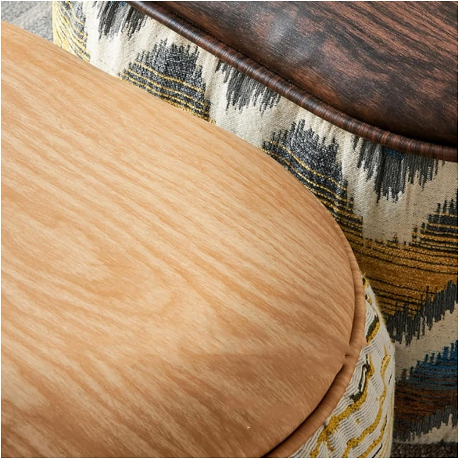 Footstool Entrance Shoe Bench Modern Oval Small Bench Makeup Vanity Stool for Living Room, Bedroom,Hallway Creative Stool Lounge