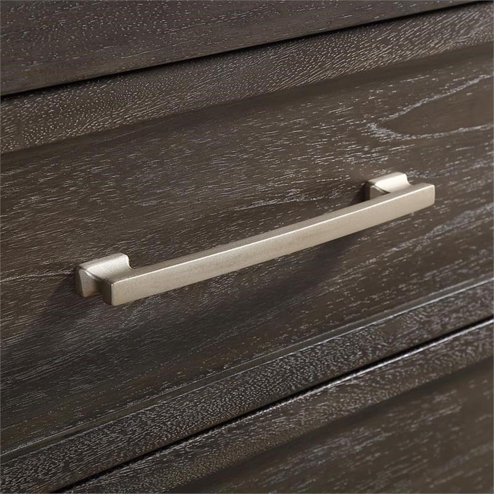 Steve Silver Broomfield Walnut King Engineered Wood 6-Piece Bedroom Set