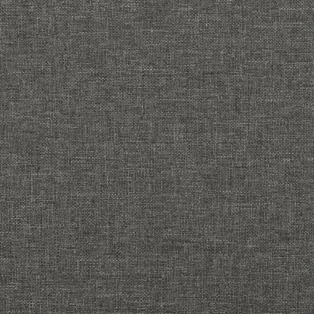 Dark Grey Polyester Full Bed Frame with Plywood and Engineered Wood, Breathable Fabric for Comfortable Sleep, Durable Design and Easy Assembly, Modern Bedroom Furniture