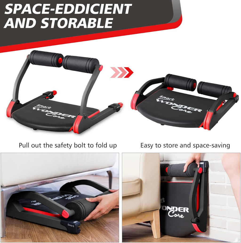 Wonder Core Smart, Ab Machine, Ab Workout Equipment, Sit Up Machine & Exercise Equipment, Ab Crunch Machine for Stomach Workout, Ab Core Trainer Abdominal Machine for Home Gym
