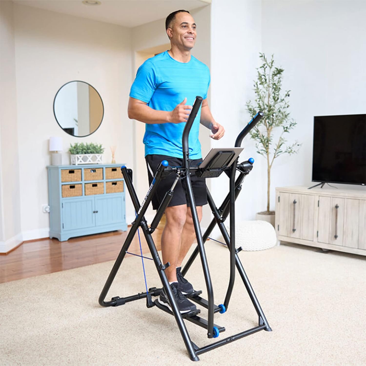 Gazelle Glider Elliptical Hybrid Exercise Machine Plate for Home Gym, Pacer or Sprinter Model - Low-Impact Cardio & Strength Training