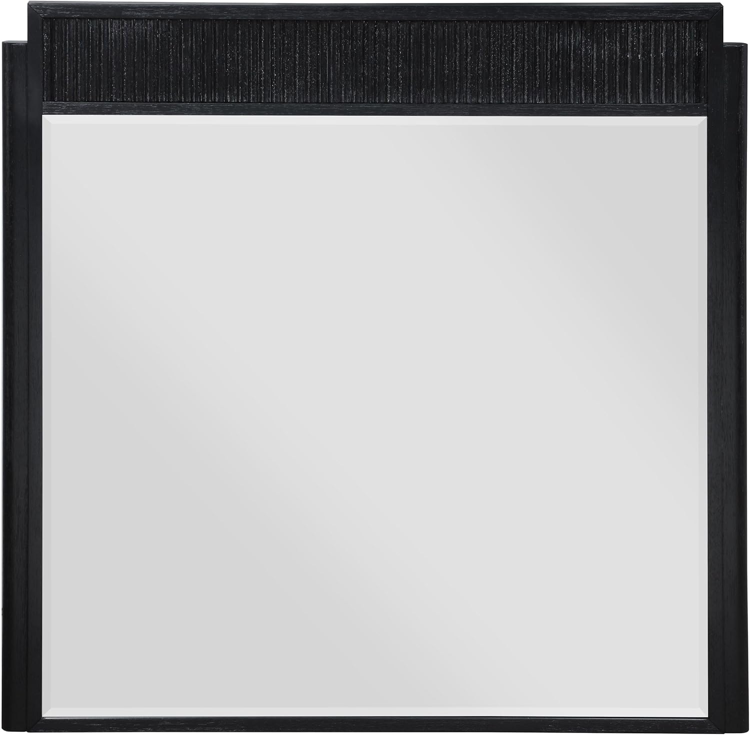 Coaster Home Furnishings Brookmead Transitional 4-Piece Bedroom Set Fabric Upholstered California King Size Panel Bed Frame 60-inch Headboard Black 224710KW-S4