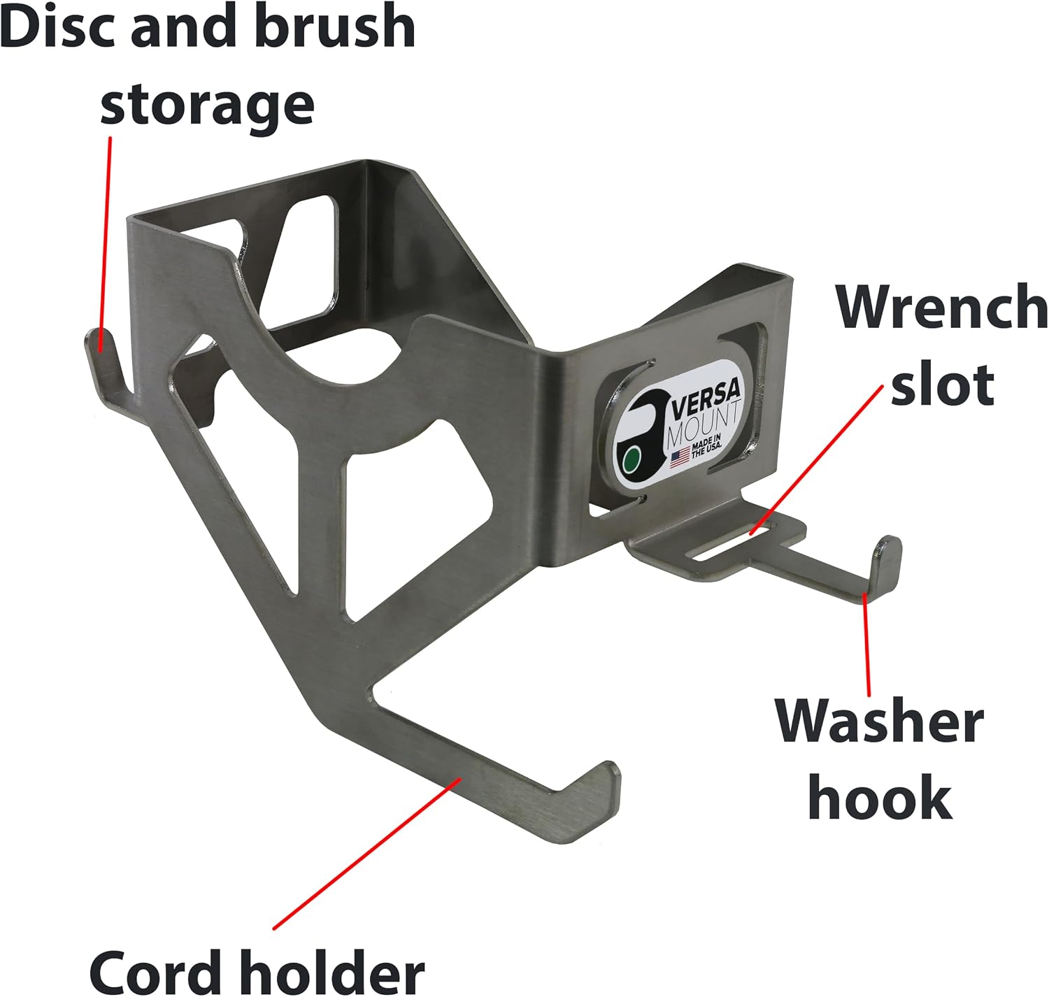 Trick-Tools Versa-Mount Adjustable Height Deluxe Mobile Vise and Grinder Floor Stand, Made in the USA