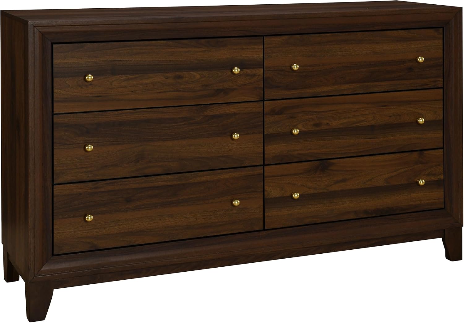 Coaster Home Furnishings Welsley 4-Piece California King Bedroom Set Walnut