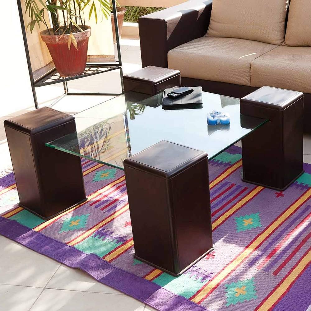 Dulles Glass 34 inch Square Glass Table Top - Tempered - 1/2' Thick Glass Surface, Safe Flat Polished, Eased Corners, Multipurpose for Dining Table, Patio, Coffee and End Table