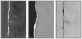 SIGNLEADER Framed Canvas Print Wall Art Set Black and White Torn Minimalist Grunge Illustrations Minimal Decorative Bohemian Nordic for Living Room, Bedroom, Office - 16'x24'x3 WHITE