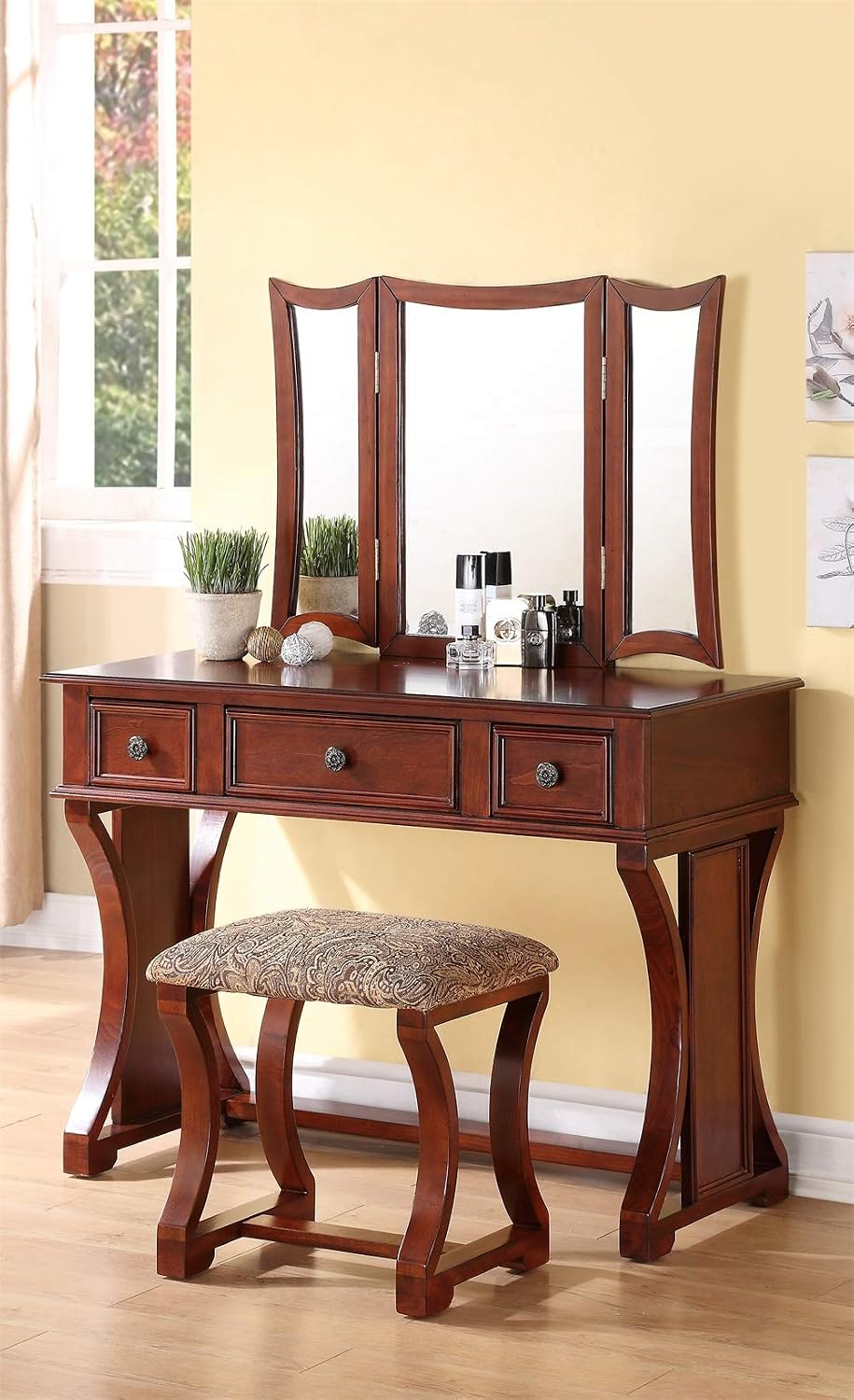 Poundex PDEX-F4118 Vanities, Brown