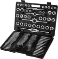 110 Pcs Tap And Die Combination Set Tungsten Steel Metric Tools W/case Metric,DIY Tools