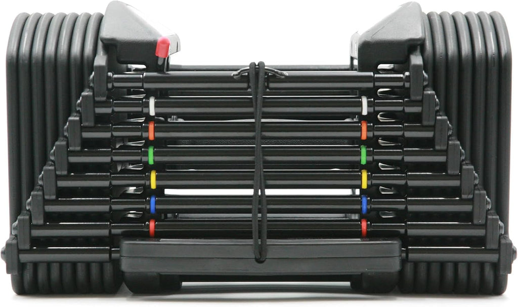 PowerBlock Pro 50 Adjustable Dumbbells, Sold in Pairs, 5-50 lb. Dumbbells, Durable Steel Build, Innovative Workout Equipment, All-in-One Dumbbells