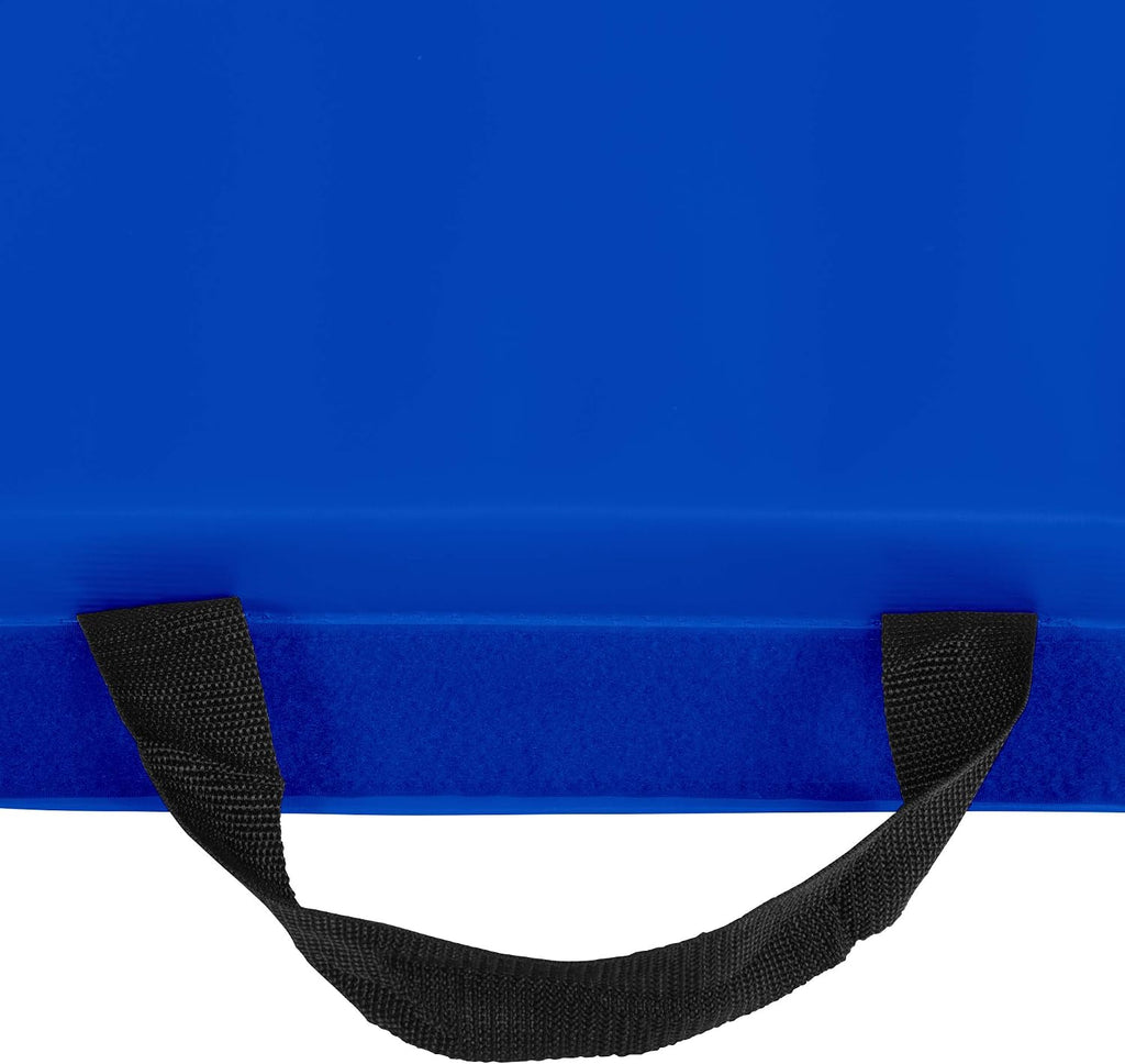 We Sell Mats - 4 ft x 8 ft x 2 in Premium Personal Fitness & Exercise Mat for Home Workout - Lightweight and Folds for Carrying – All Purpose Home Gym Mat – Thick Mat for Yoga, Pilates, Stretches