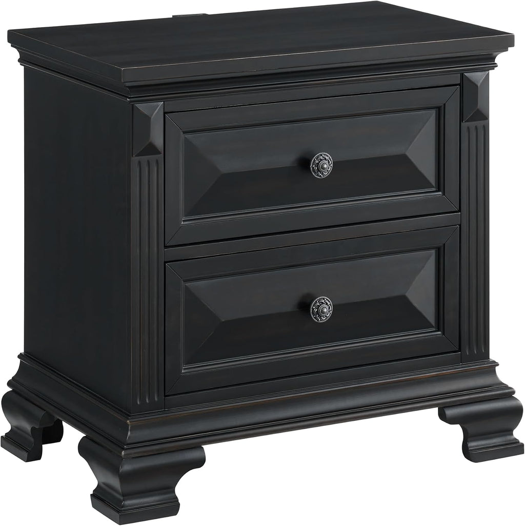 Picket House Furnishings Sumner King Panel 3PC Bedroom Set in Black