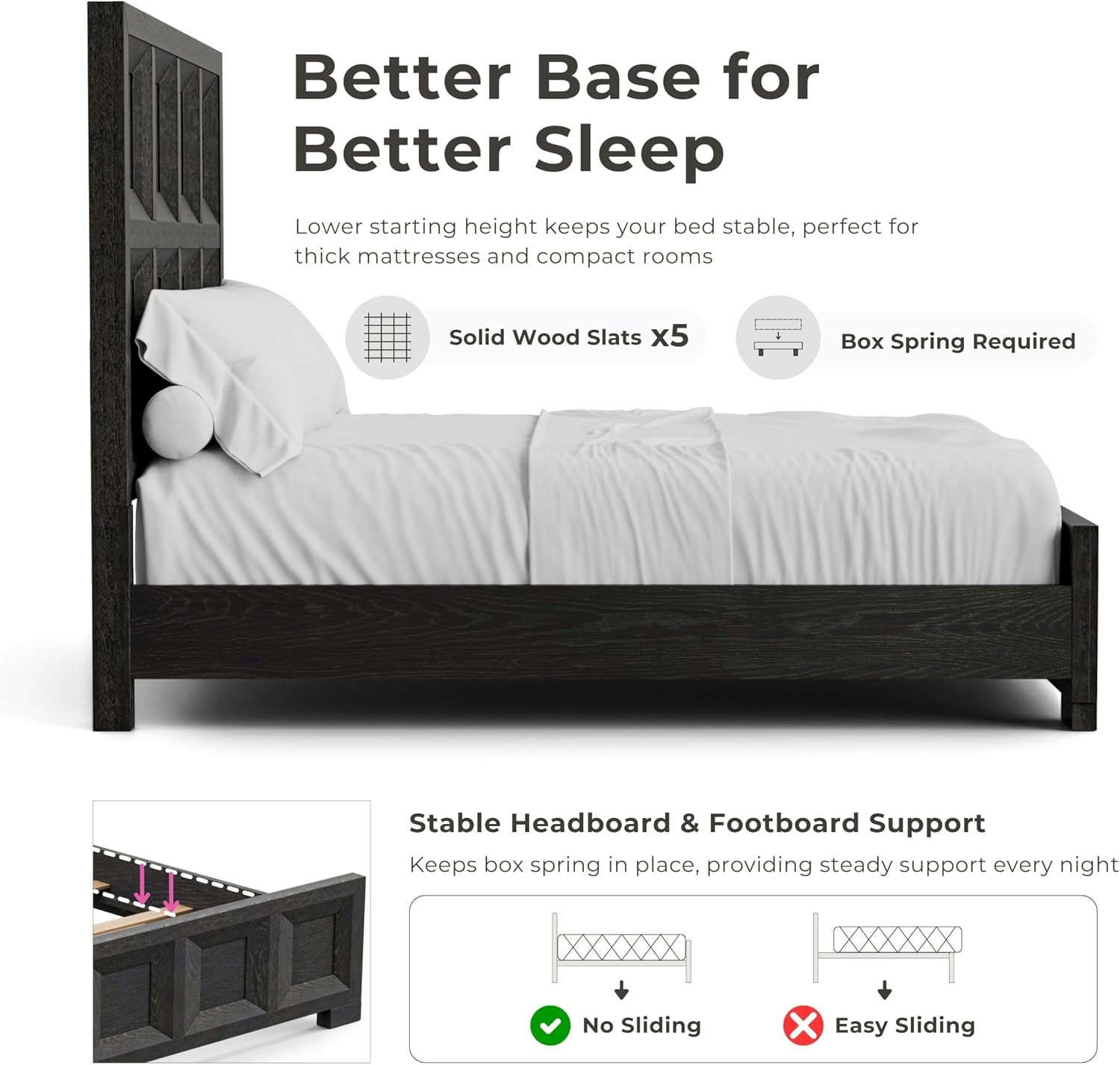 Furniture of America Dannen Modern Classic Solid Wood 3-Piece Bedroom Set, Panel Bedframe, Writing Desk and Wooden Nightstand with USB Ports, Box Spring Needed, Queen, Tawny Brown