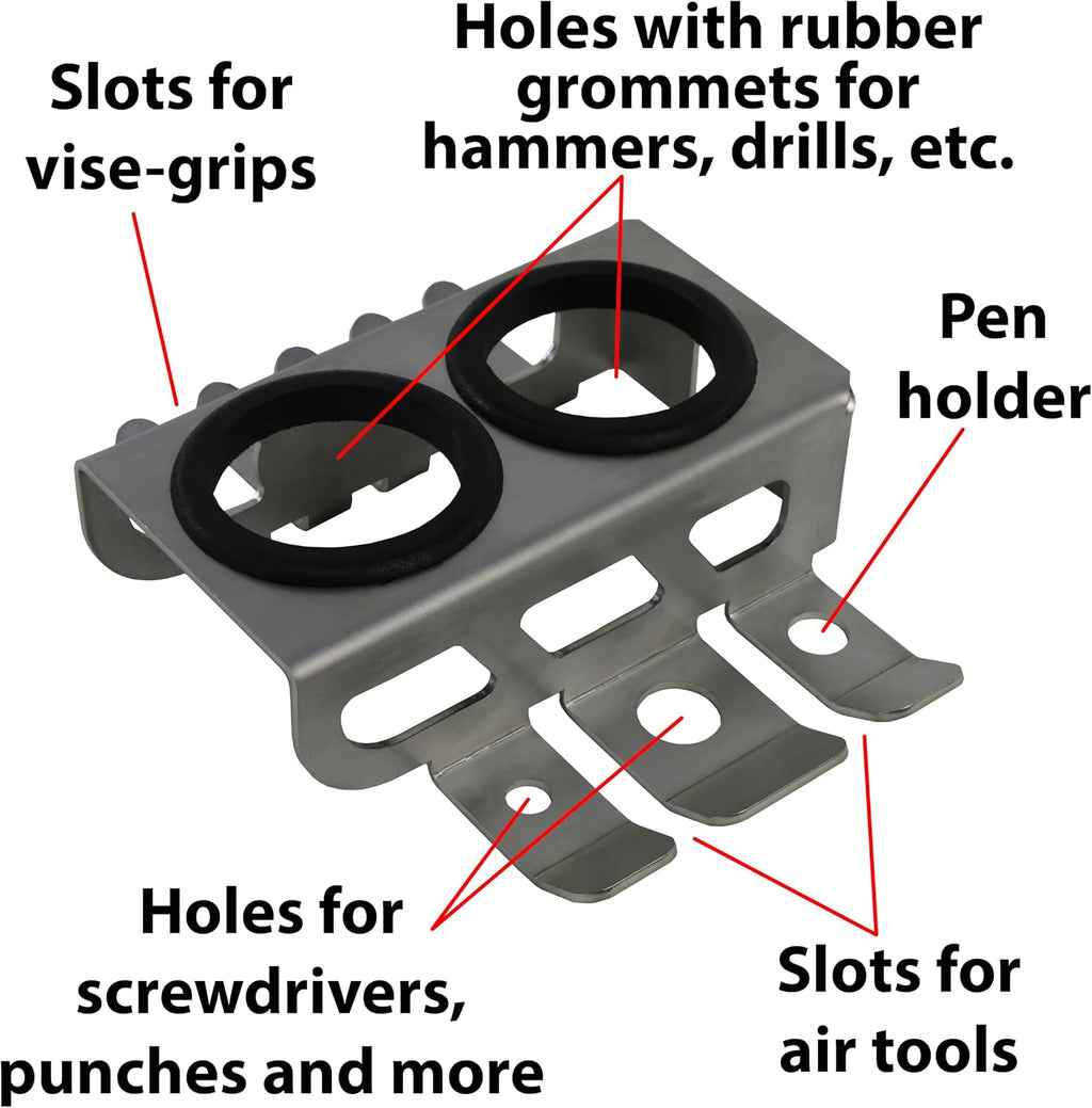 Trick-Tools Versa-Mount Adjustable Height Deluxe Mobile Vise and Grinder Floor Stand, Made in the USA