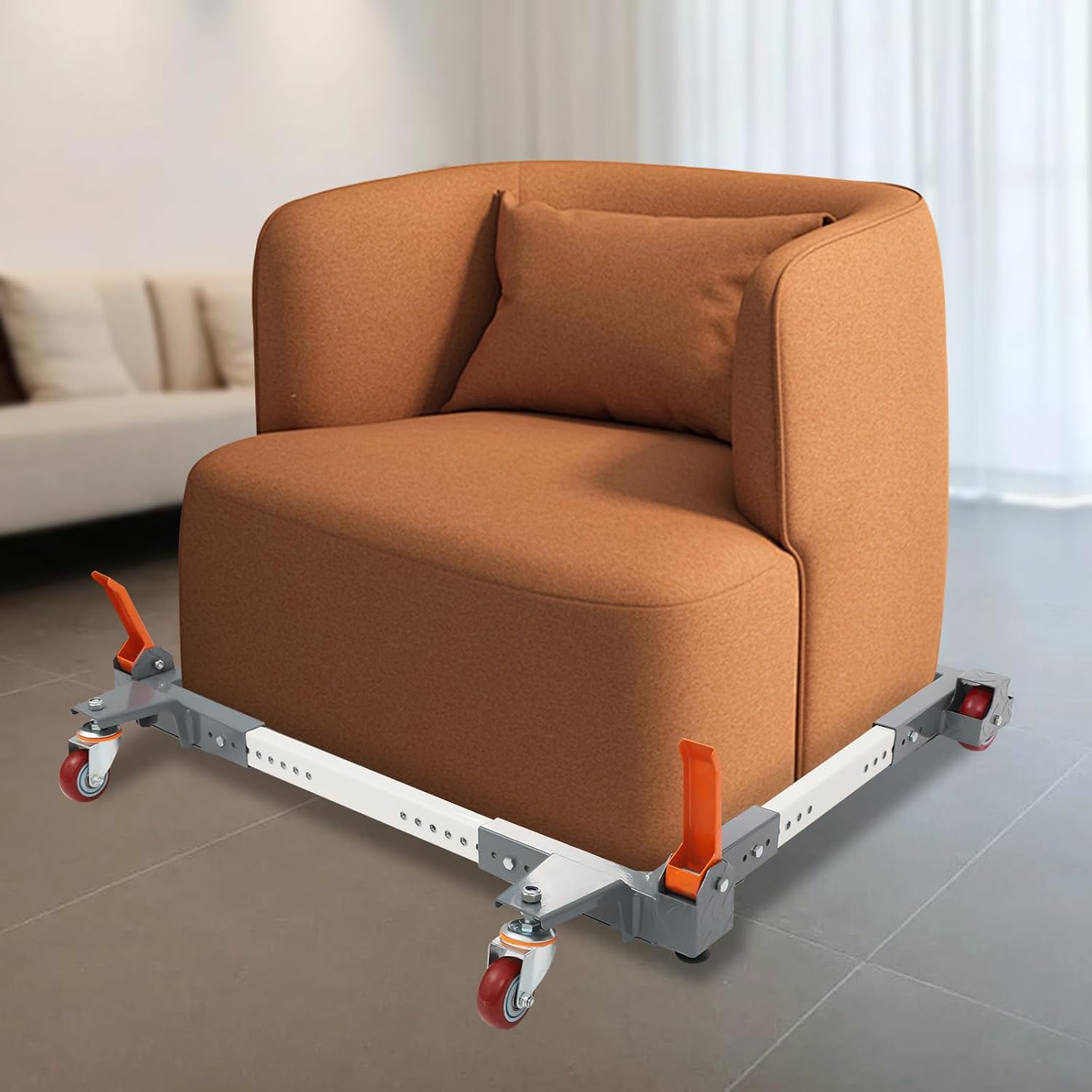 Heavy Duty Universal Mobile Base, Mobile Base for Shop Equipment with Universal Wheels, Industrial Strength Universal Rolling Mobile Base Mobile Tool Base up to 1500Lbs, 35.75 * 27.52 * 5.87In