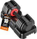 Adjustable Dumbbells Set, 10 in 1/15 in 1 Free Adjustable Weights Dumbbells Set, 25/55/52.5lbs Weights Set with Anti-Slip Handle, Fast Adjust Equipment Compact for Home Gym Strength Training