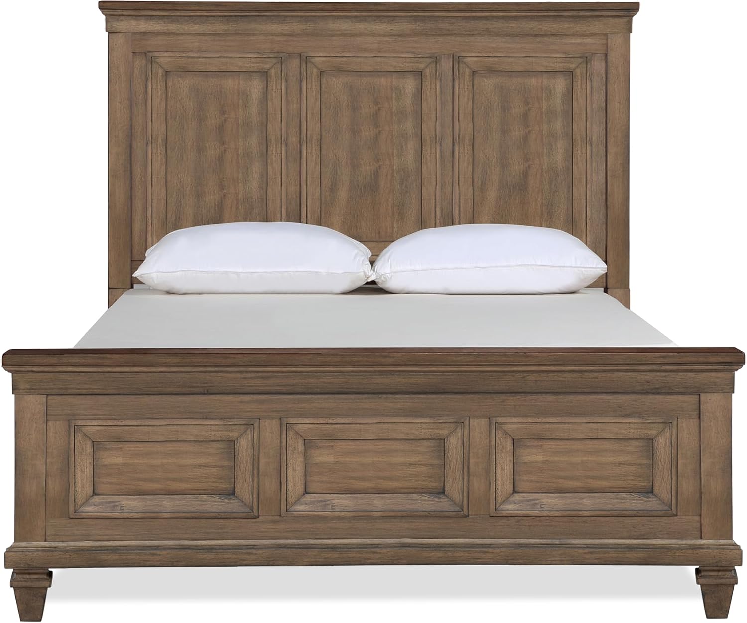 New Classic Furniture Mariana 4-Piece Wood Queen Bedroom Set with Nightstand, Vintage Mocha