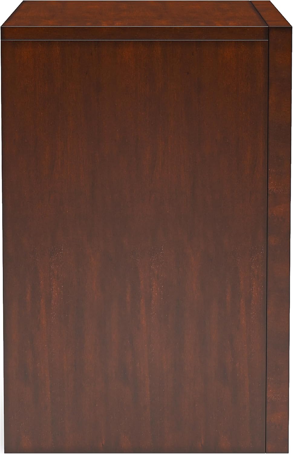 Furniture of America Darius Transitional Solid Wood 6-Piece King Platform Bedroom Set with Drawers, Bookcase Headboard and Knob Pulls, Mattress Ready, Dark Cherry