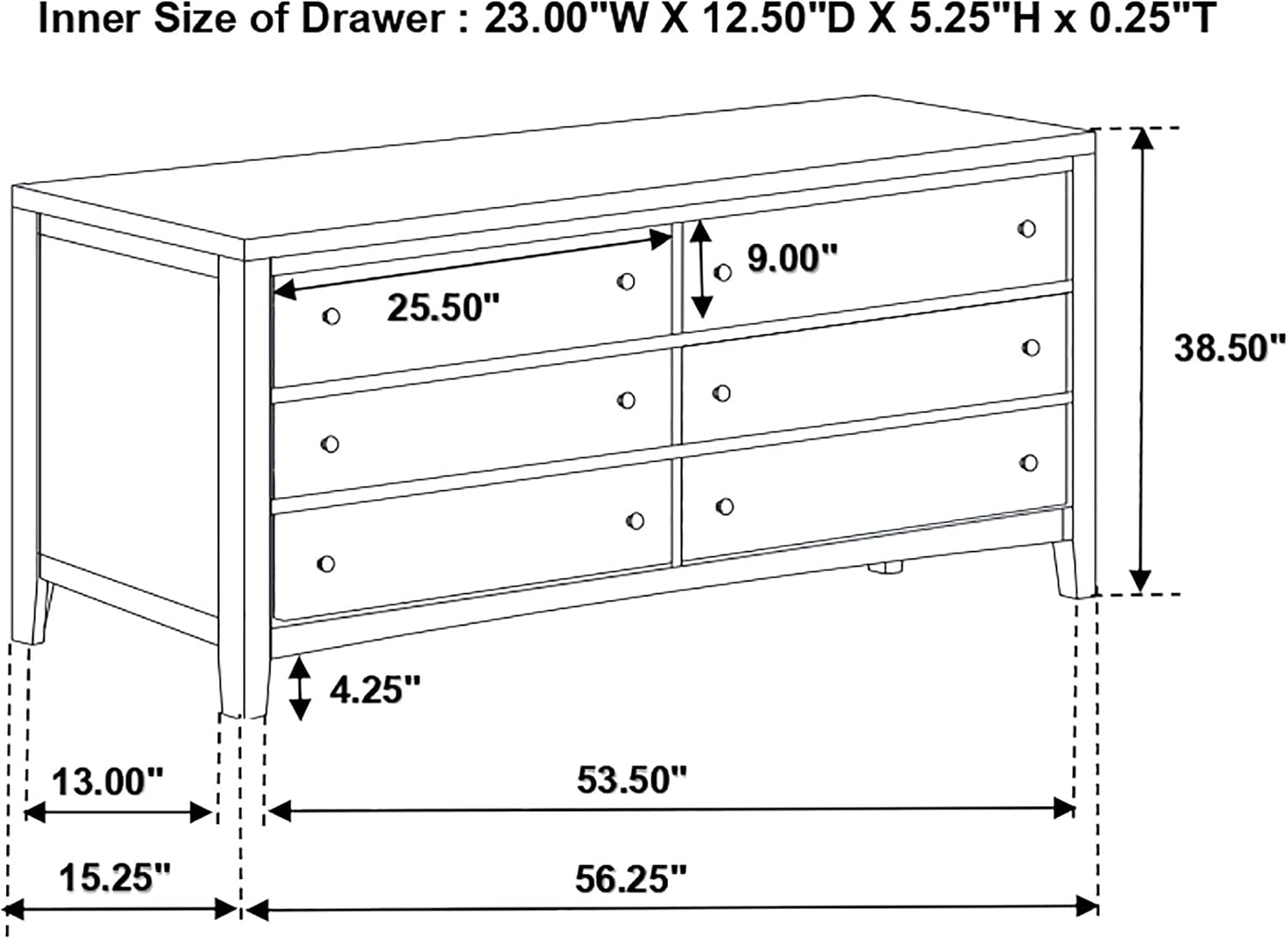 Coaster Home Furnishings Carlton Contemporary 4-Piece Bedroom Set Leatherette Upholstered Eastern King Size Panel Bed Frame 51-inch Headboard Cappuccino 202091KE-S4