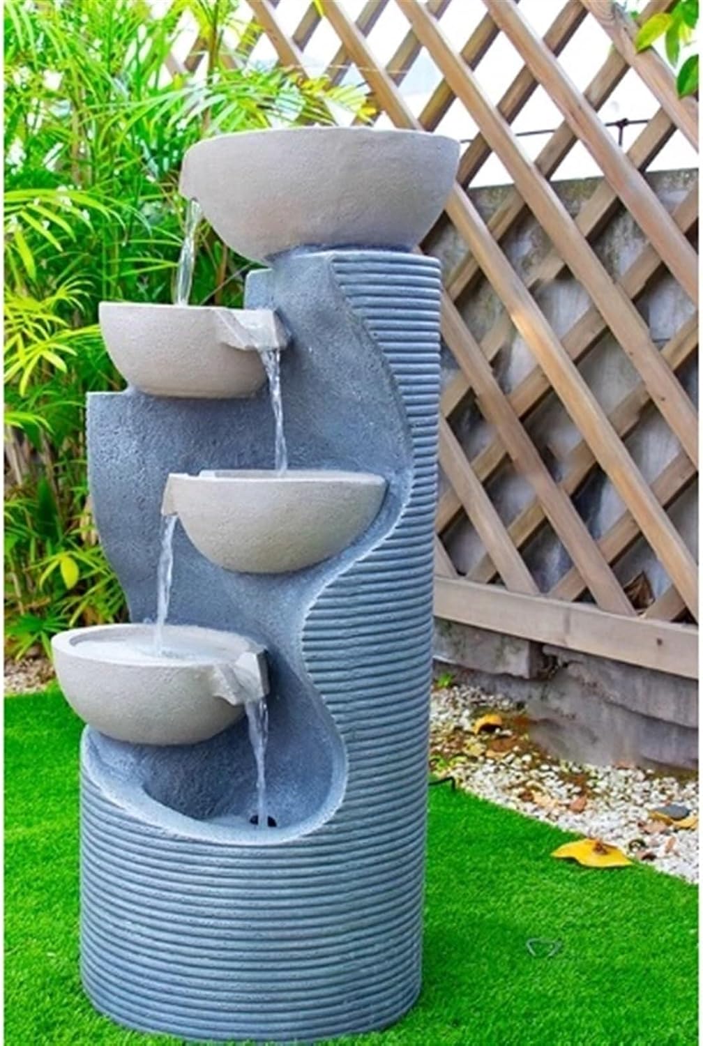 Outdoor Tabletop Fountain Water Decoration – Circulating Water Landscape Feature for Garden, Patio, Balcony, Or Home Decor