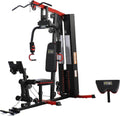 Fitvids Home Gym Equipment, Multifunctional Full Body Workout Weight Machine Station with Weight Stack, All in One Exercise Equipment with Pulley System & Seated Rowing for Home Gym Strength Training