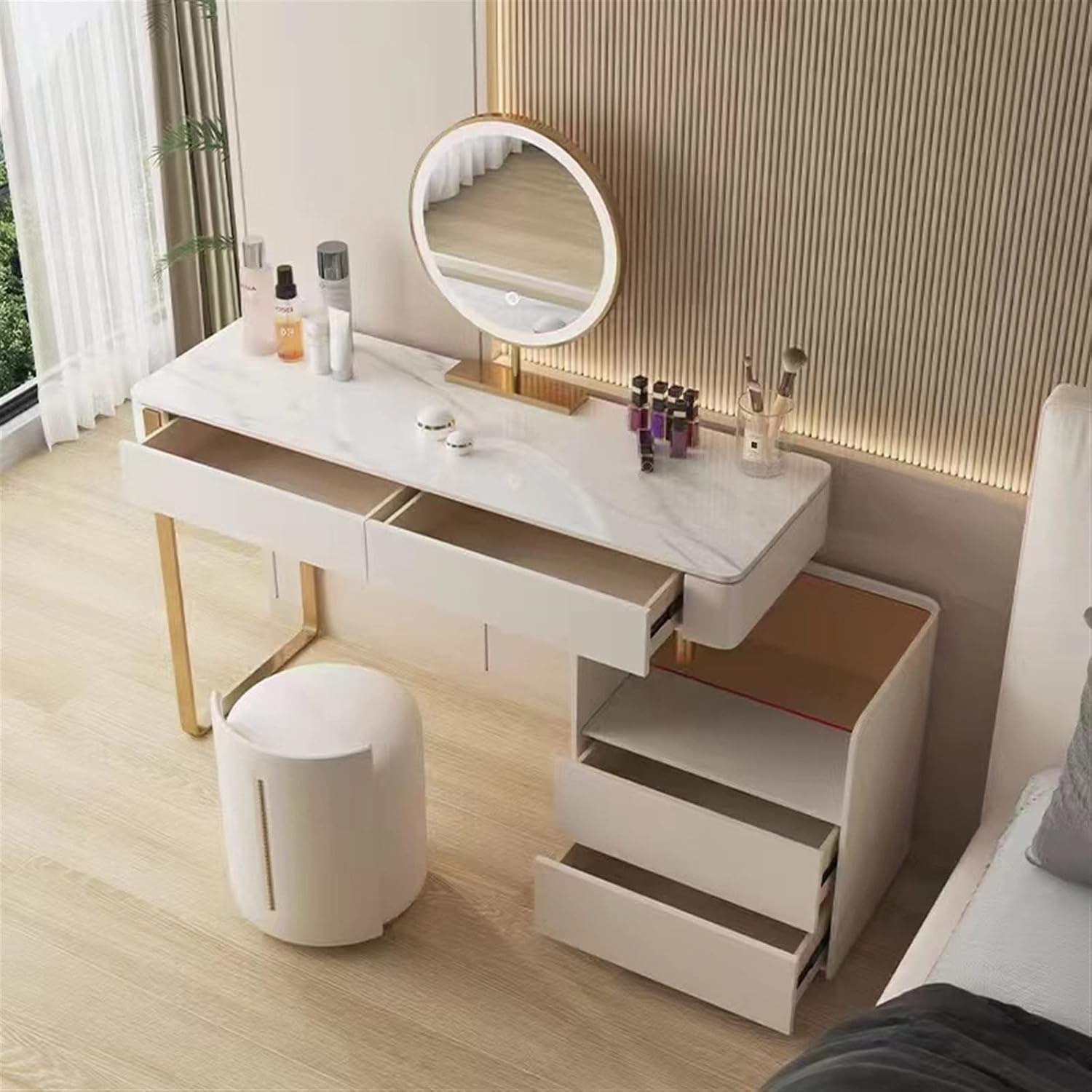 Vanity Benches Dressing Table Modern Dressing Table Storage Table Bedroom Furniture Corner Dressing Table