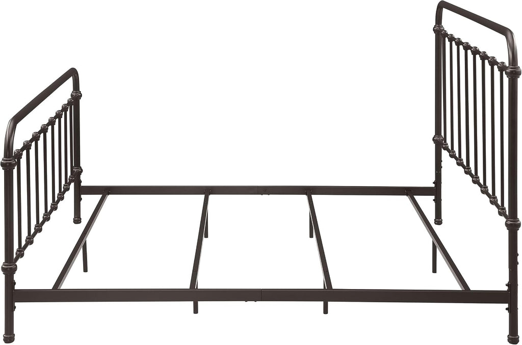 Coaster Home Furnishings Livingston Transitional Wood Eastern King Size Open Frame Bed Frame 52-inch Headboard Dark Bronze 300399KE
