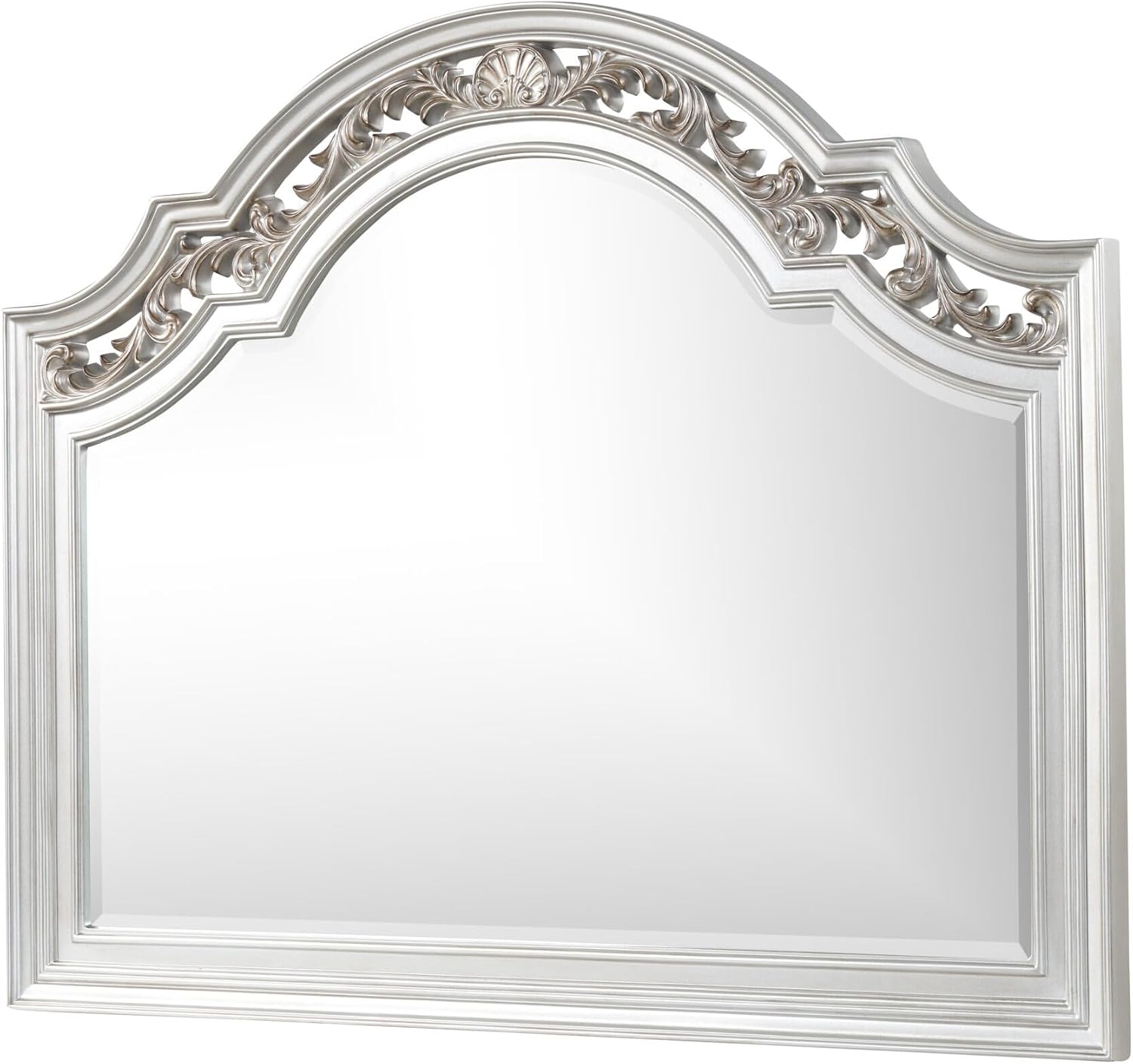 First of a Kind Valentina Silver Queen 4 Piece Bedroom Set