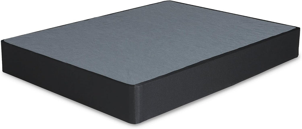 Signature Design by Ashley 10' Mattress Box Spring with Metal Foundation, Sturdy and Durable, Ready to Assemble, Parts and Tools Included, Cal King, Removable Black Fabric Cover