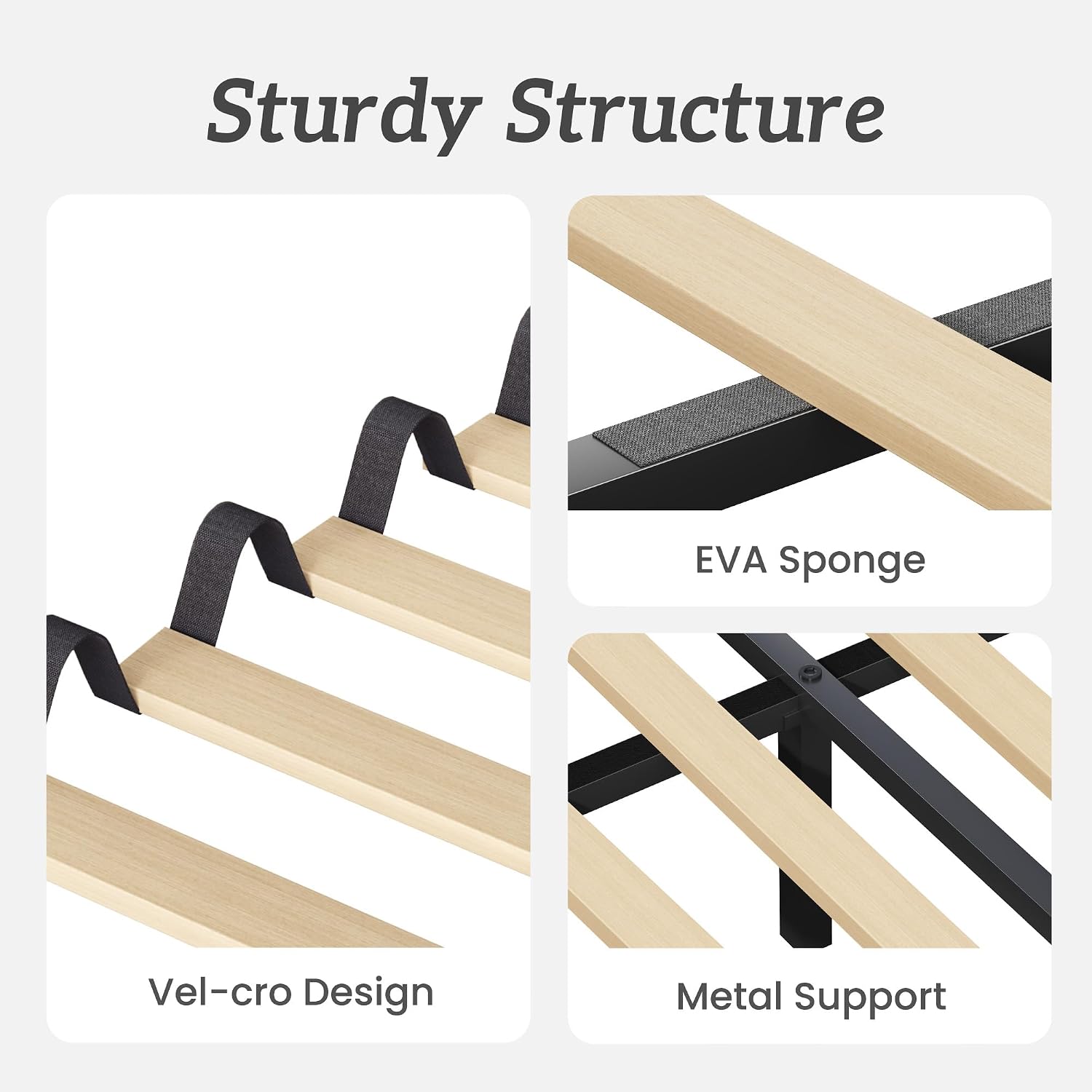 Fluest King Size Bed Frame, Platform Bed Frame with Velvet Upholstered Headboard, No Box Spring Needed, Sturdy Metal Support, Noise Free, Easy Assembly, Grey